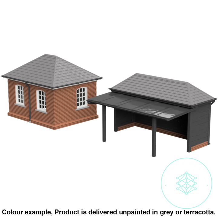 Gm811A – Lner Tram Station Tt120/3Mm Scale Tt Building