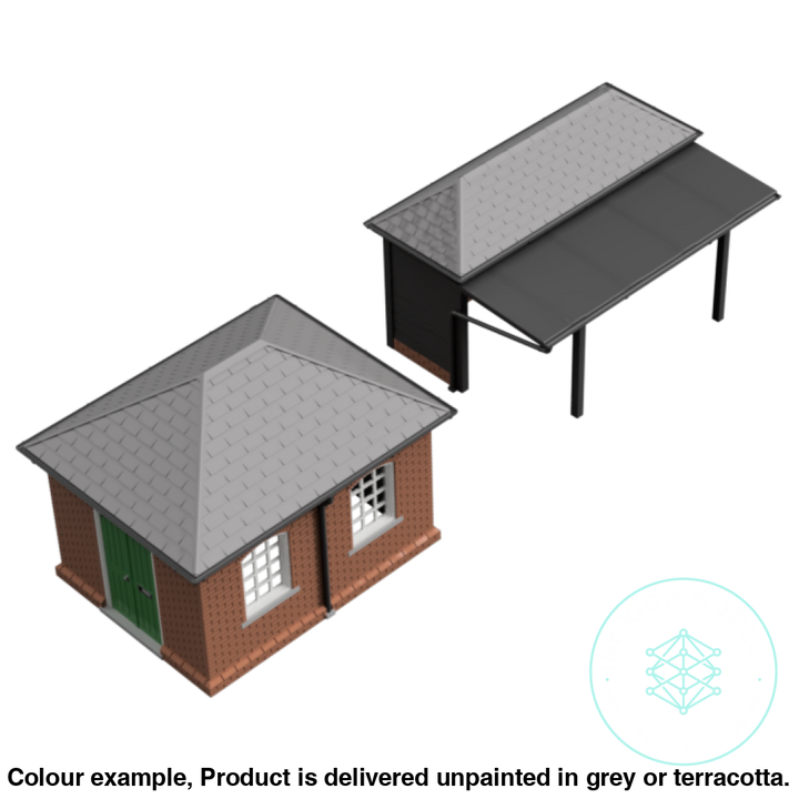 Gm811A – Lner Tram Station Tt120/3Mm Scale Tt Building