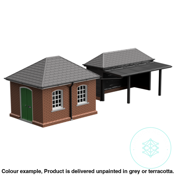 Gm811A – Lner Tram Station Tt120/3Mm Scale Tt Building