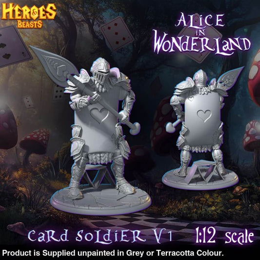 HAB - Ace of hearts soldier 1 Scale Model