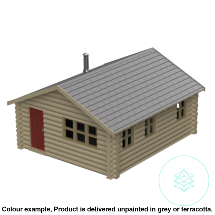 Hm003 – Log Cabin N Scale Building