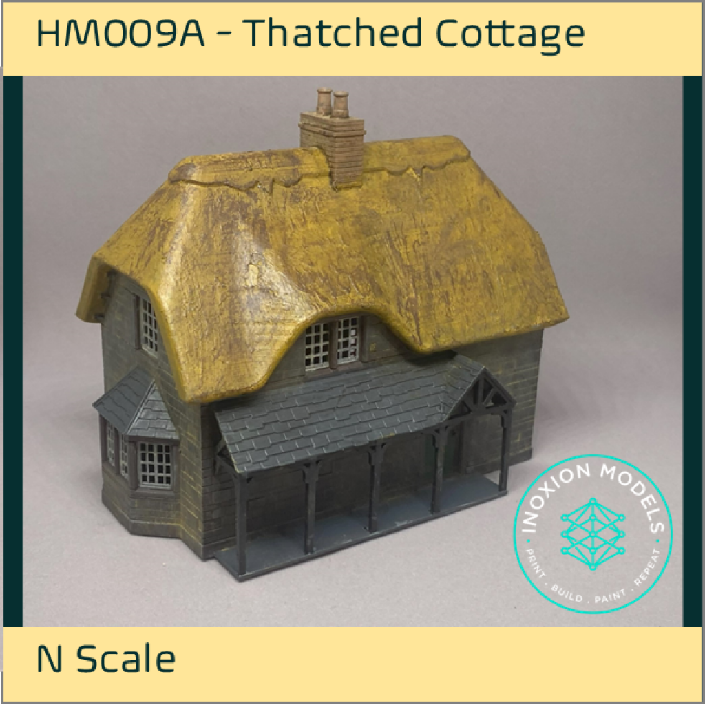 HM009A – Thatched Cottage N Scale N Scale Building