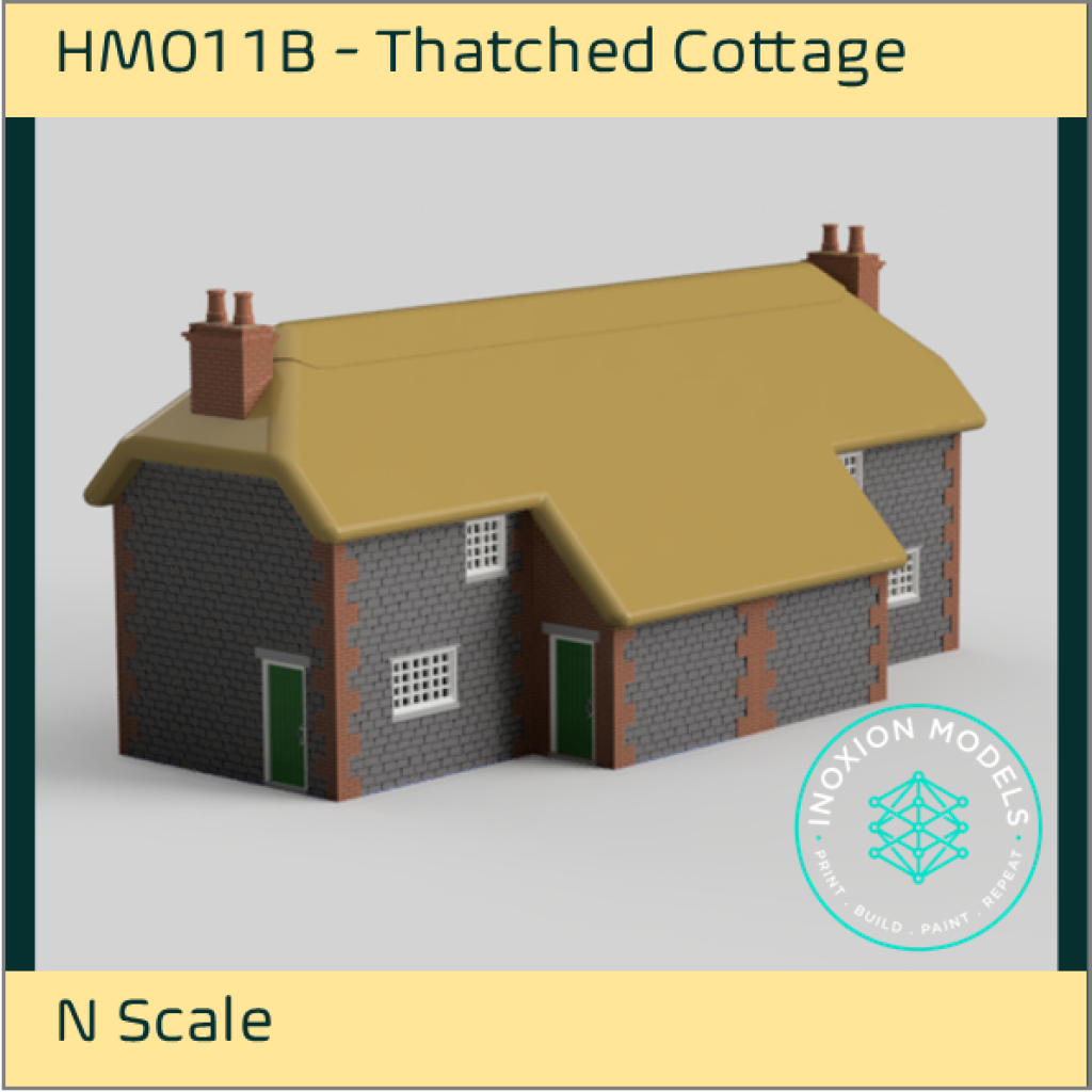 HM011B – Thatched Cottage N Scale N Scale Building
