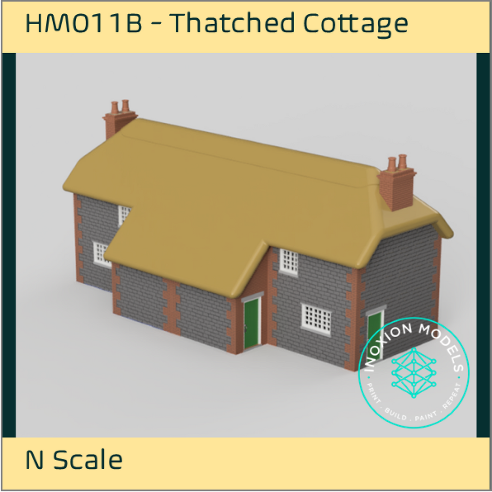 HM011B – Thatched Cottage N Scale N Scale Building