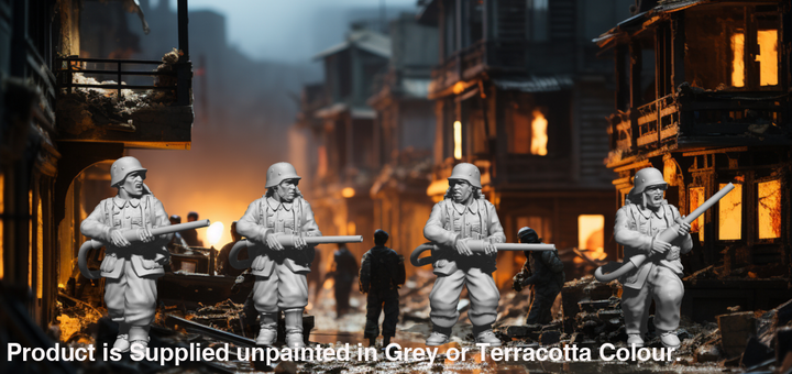 JOD WW2 German Flamethrower Team 28mm 1:56 Figure