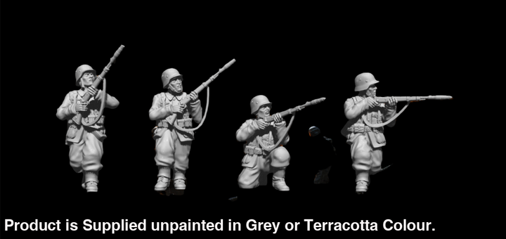 JOD WW2 German Rifle Grenade Team 28mm 1:56 Figure
