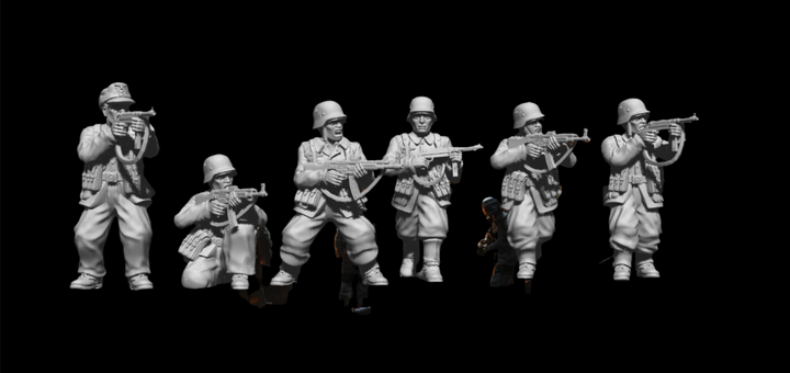 3Db0001 German Smg Ww2 Figure