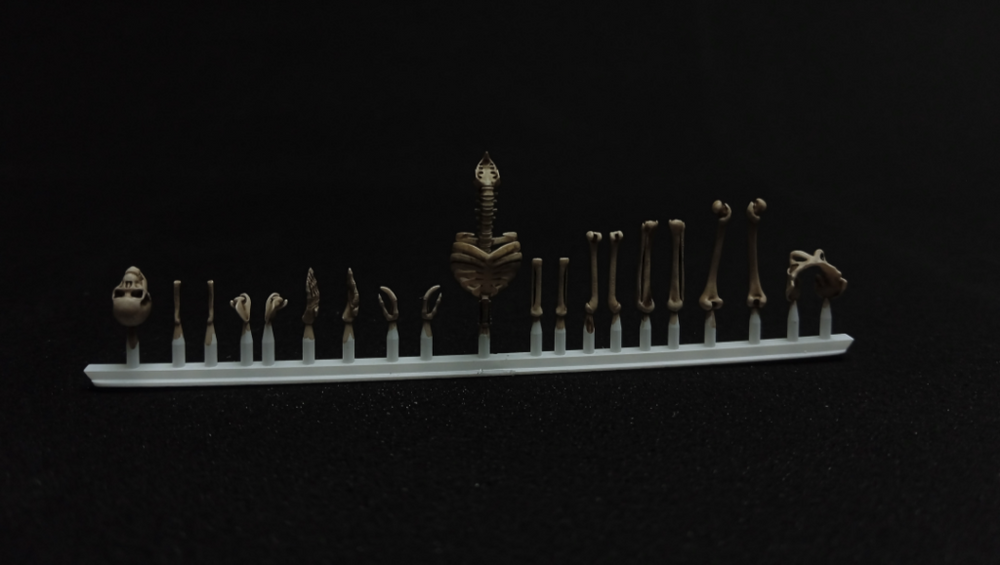 KOB - Basing Bits - Human Skeleton 1:56 Scale Medieval