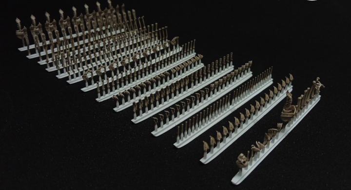 KOB - Basing Bits - Human Skeleton 1:56 Scale Medieval