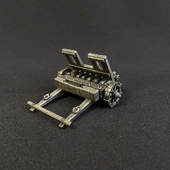 MA008 1:56 28mm Ribauldequin (Medieval Artillery) Medieval