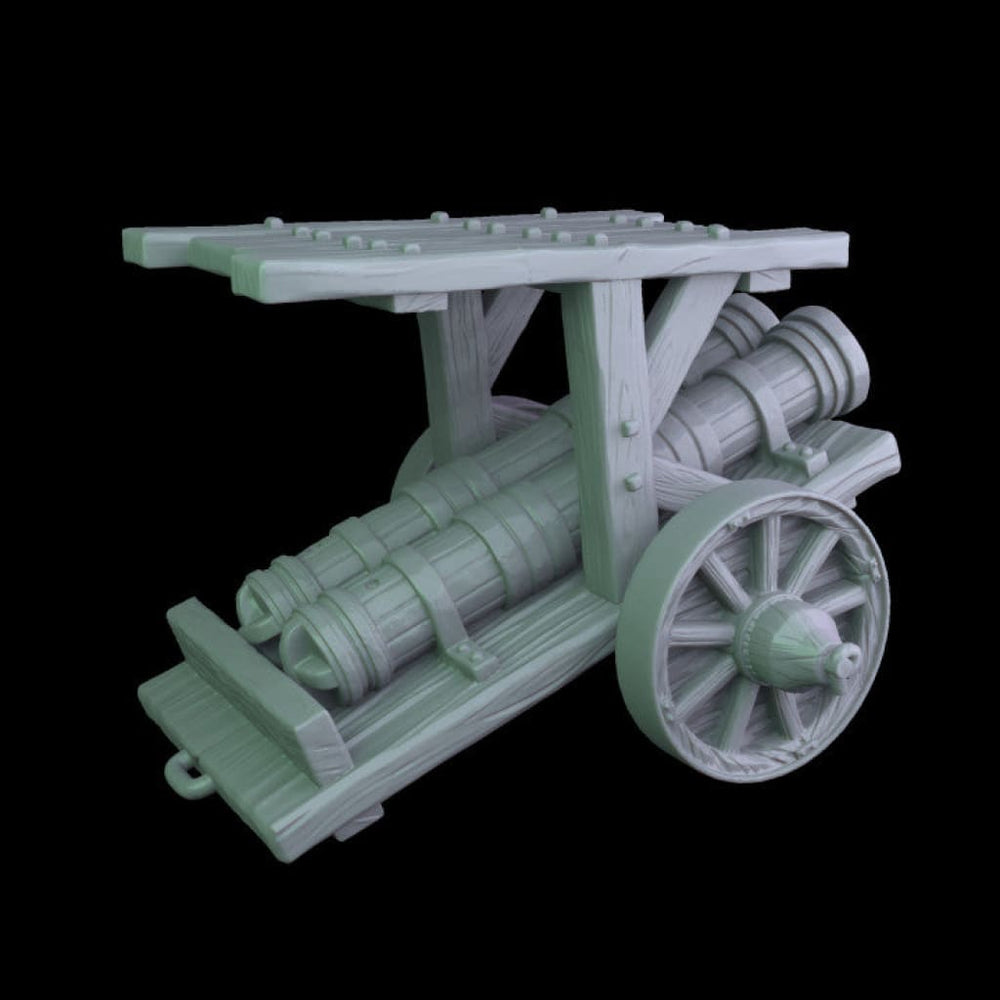 MA025 Double lashed barrels Medieval
