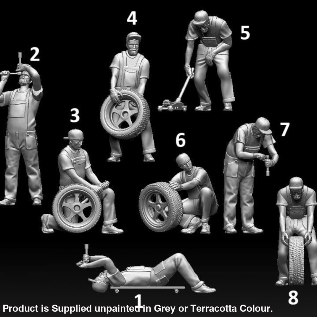 MM1070 Garage Mechanic 6 Figure