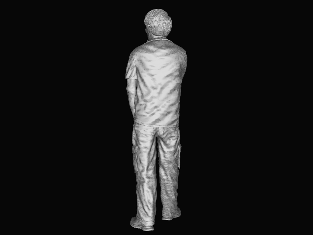 MM1074 Smoking Male Figure