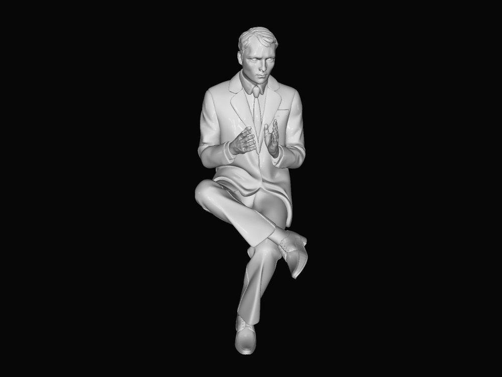 MM1087 Young People Sitting 3 Figure