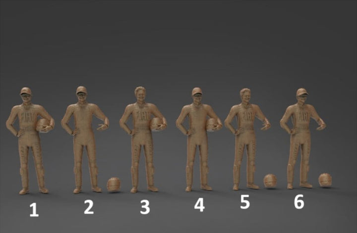 MM1111 Valentino Rossi 1:32 / No (Un painted) / 1 Figure