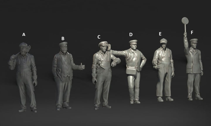 MM1151 Railway Station staff Figure