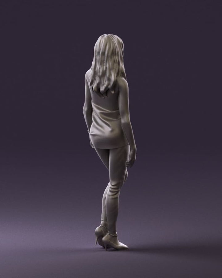 Smart Female Office Worker Figure