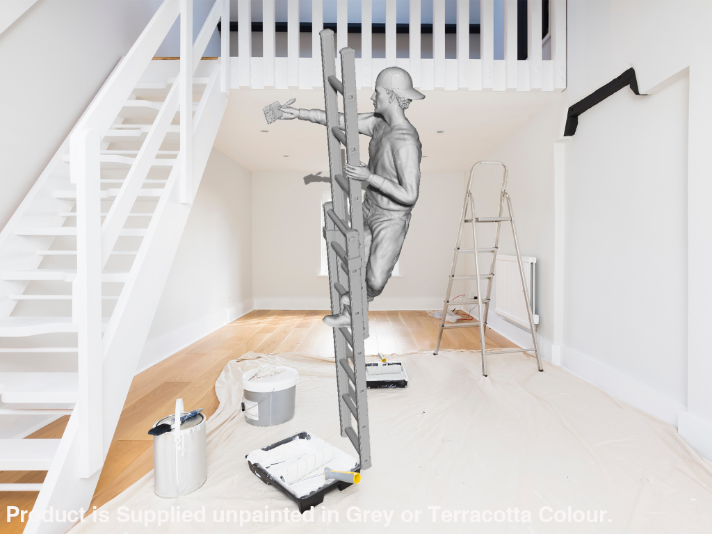 Mm719 Male Painting On Ladder B Figure