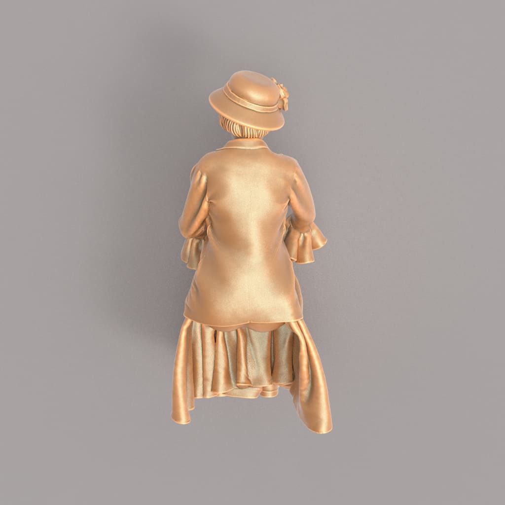 MM929C Edwardian/Victorian Female Sitting (Copy) Figure