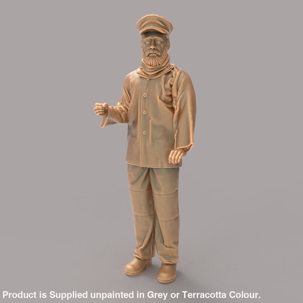 MM943 Fishing Boat Skipper Standing Figure