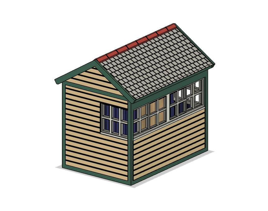 PJD112 Model Railway Ground Level Signal Box