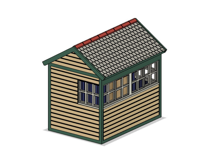 PJD112 Model Railway Ground Level Signal Box