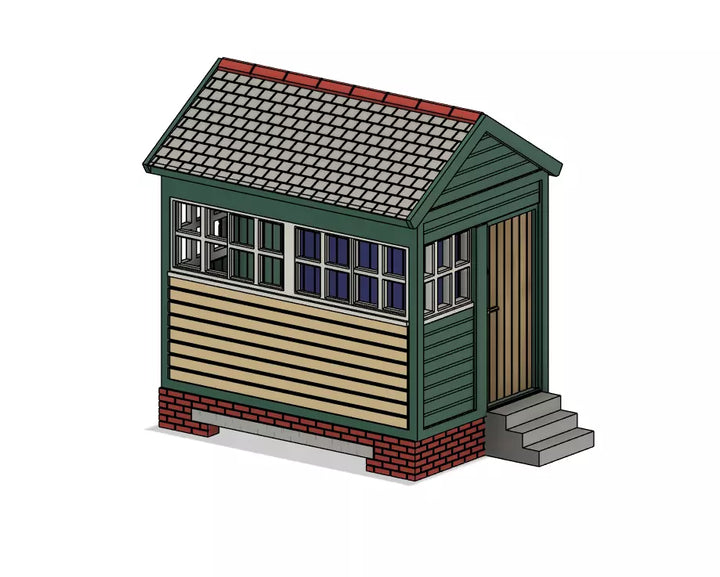 PJD112 Model Railway Ground Level Signal Box