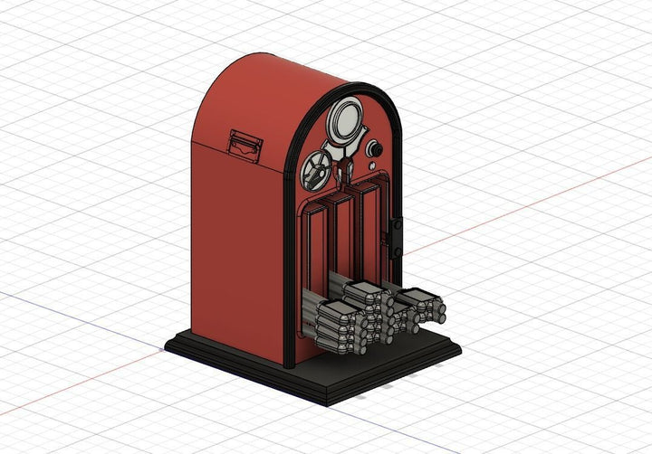 PJD006 Model Railway Token Machine on Cabinet x 2