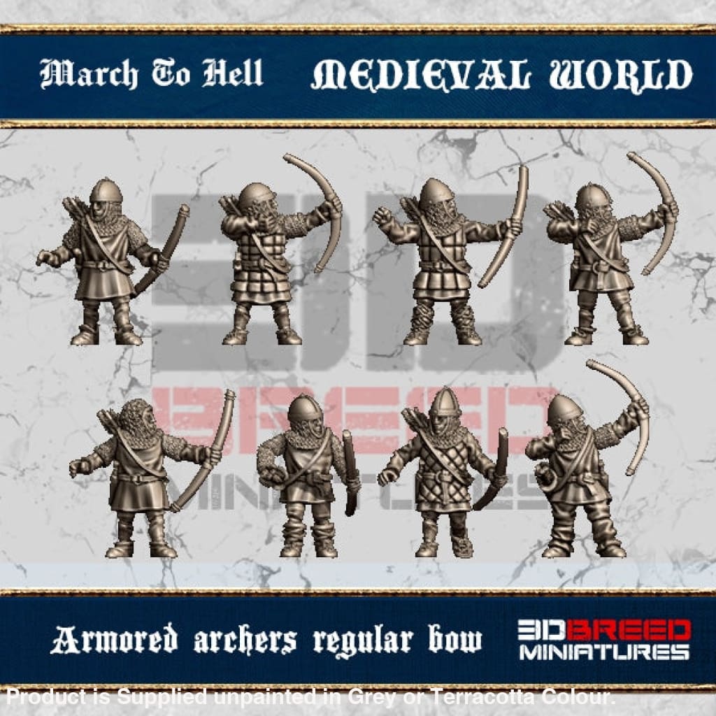 MW002 Armoured Archers Regular Bow Figure