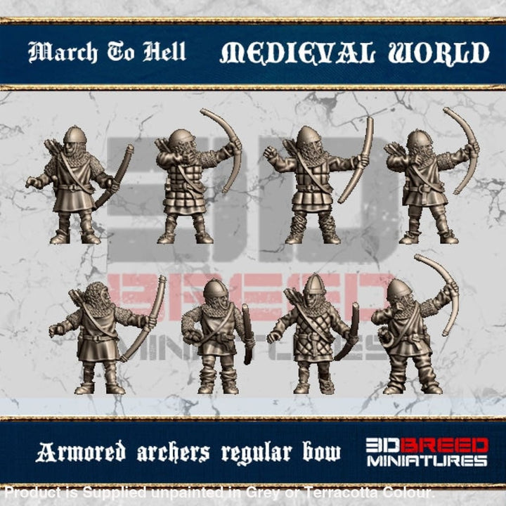 MW002 Armoured Archers Regular Bow Figure