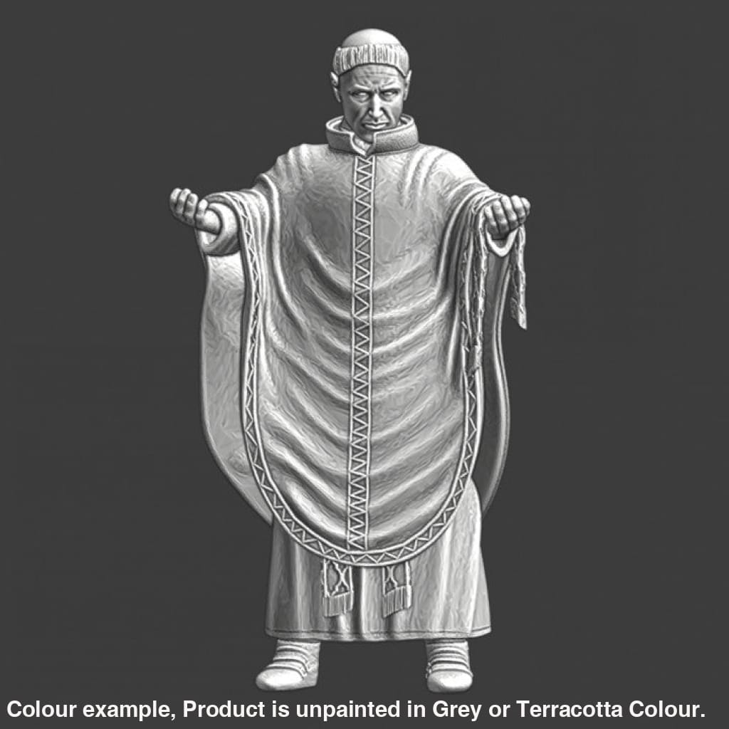 NCM054 Medieval Priest blessing his followers Medieval Figure