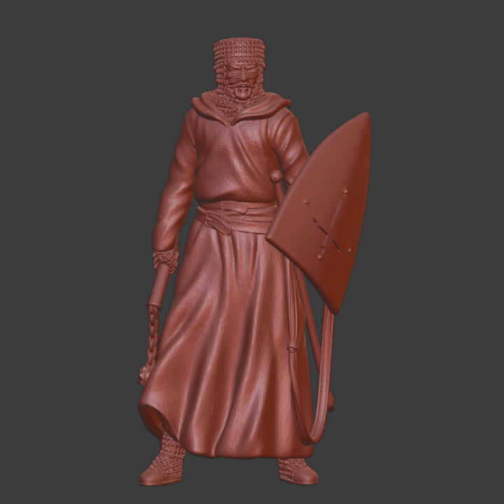 NCM111 Medieval Leper Knight - Saint Lazarus Order Medieval