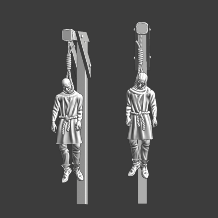 NCM113 Medieval Men executed by hanging Medieval