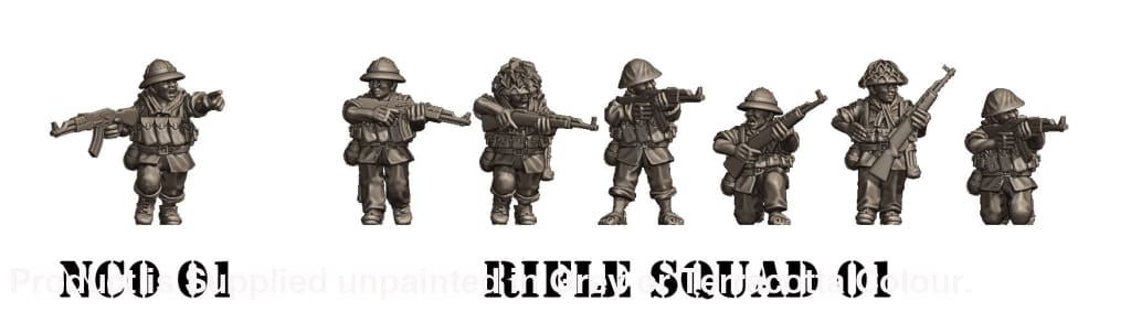 NTH Vietnam NVA RIFLE SQUAD 01 Figure