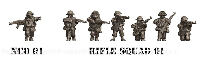 NTH Vietnam NVA RIFLE SQUAD 01 Figure