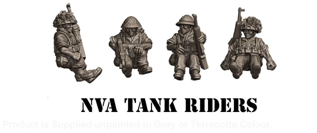NTH Vietnam NVA Tank Riders Figure