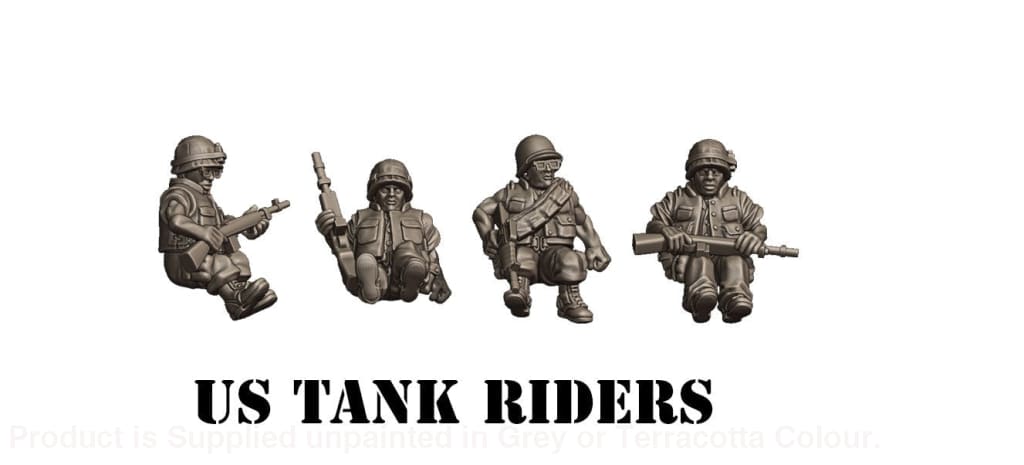 NTH Vietnam US Tank Riders Figure
