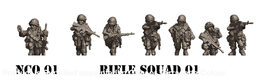 NTH Vietnam USMC Rifle Squad 01 28mm 1:56 Figure