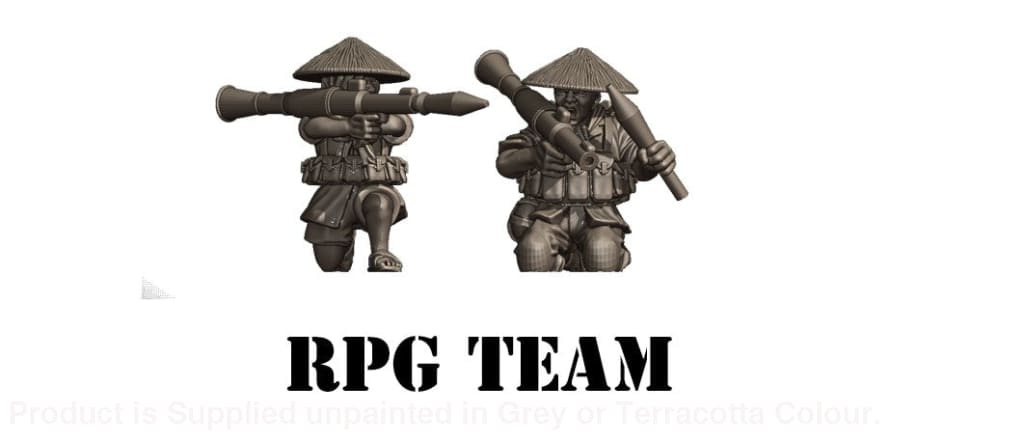 NTH Vietnam Vietcong RGP Gunners Figure