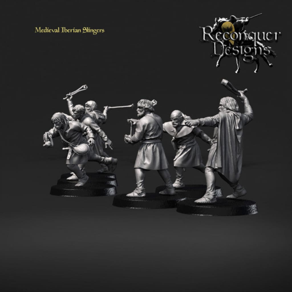 REM0056 Iberian Medieval Slingers x 13 Medieval
