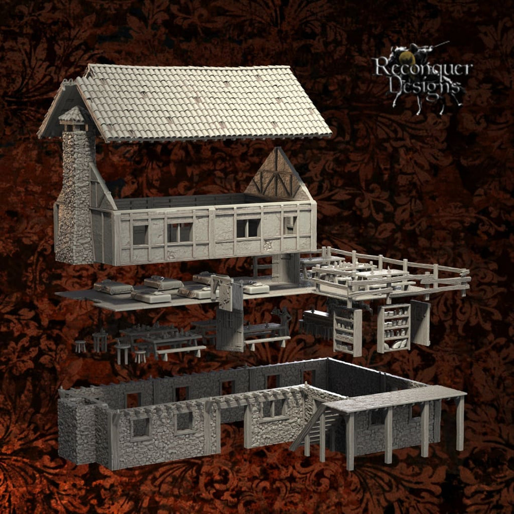 REM0073 Medieval Village Inn Medieval