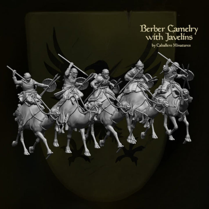 REM0082 North African Berber Camelry with Javelins Medieval
