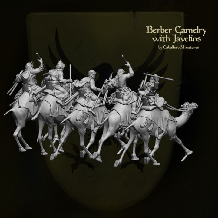 REM0082 North African Berber Camelry with Javelins Medieval