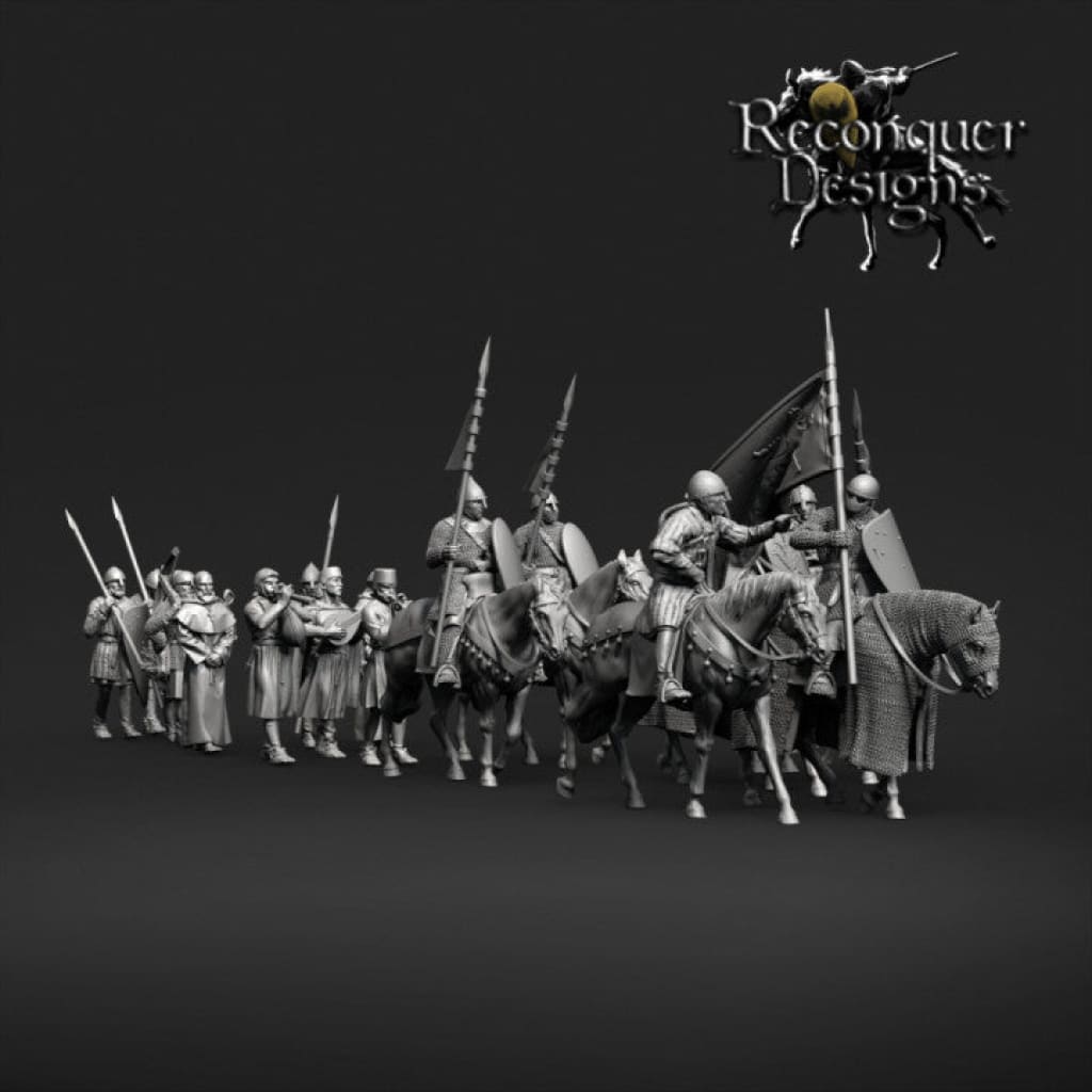 REM0109 King Alfonso IX of Leon and his retinue Medieval