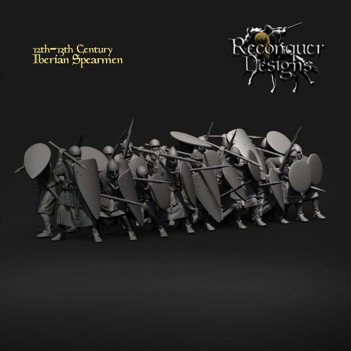 REM0111 12th - 13th century Iberian Spearmen Medieval