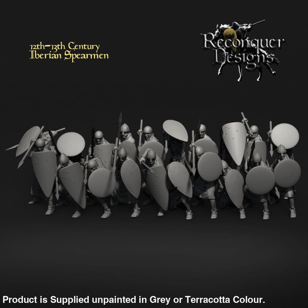 REM0111 12th - 13th century Iberian Spearmen Medieval