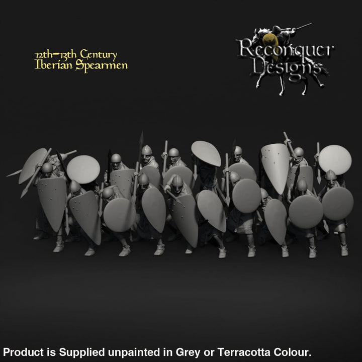 REM0111 12th - 13th century Iberian Spearmen Medieval