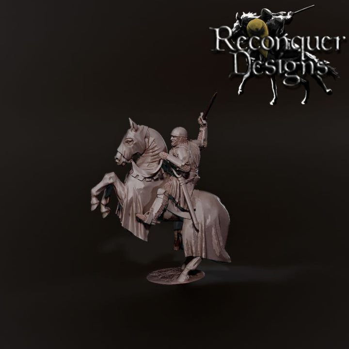 REM0153 Roger de Flor Mounted on Horse Medieval