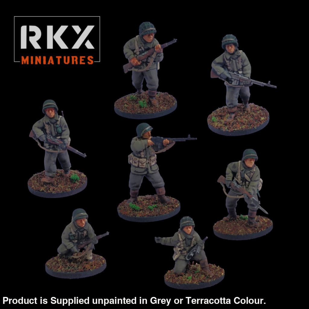 RKX5017 USA US Infantry Squad Late War Figure