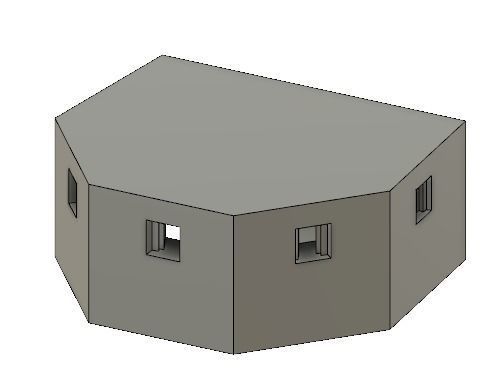 PJD108 Model Railway WW2 Type 24 Pill Box